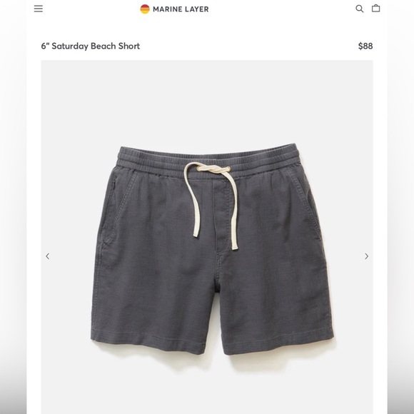 Marine Layer Other - Marine Layer 6” Saturday Beach Shorts - Medium
